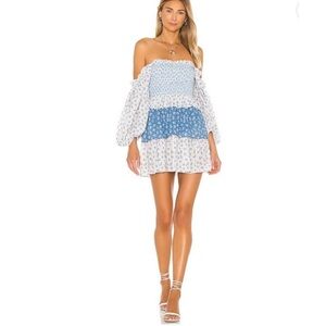 NWOT LoveShackFancy Floral Shawn Dress Size Medium